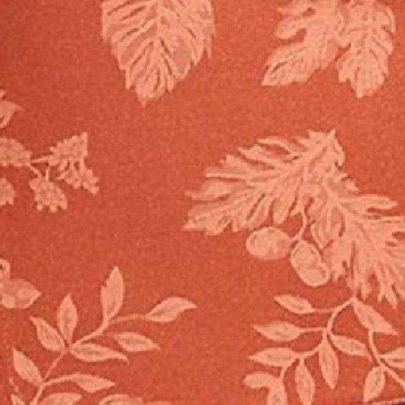 2 SPICE-color Autumn Medley Damask 60x104 inch Tablecloths (each seats 8 to 10) - Picture 3 of 12